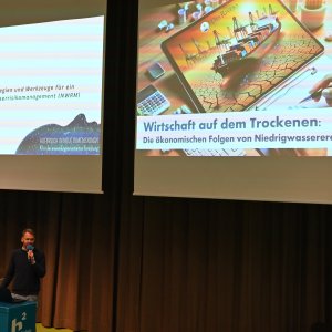 Pitch während der Science-Konferenz im November 2024